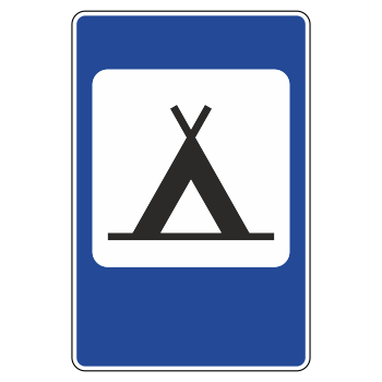 Дорожный знак 7.10 «Кемпинг»