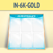 �������������� ����� � 6 ��������� �4 ������� (IN-6K-GOLD)